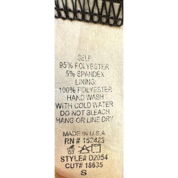 Windsor Black Sleeveless Cocktail Dress S  Stretchy Knee-Length - Picture 4 of 9